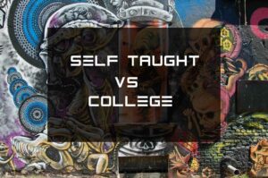 Self taught web developer vs college